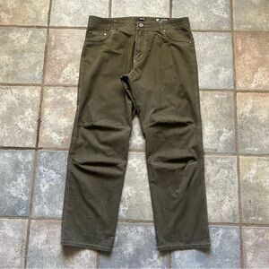 Kuhl Revolvr Men’s Cargo Pants Size 38x32 Utility Pant Brown Patina Dyed Hike